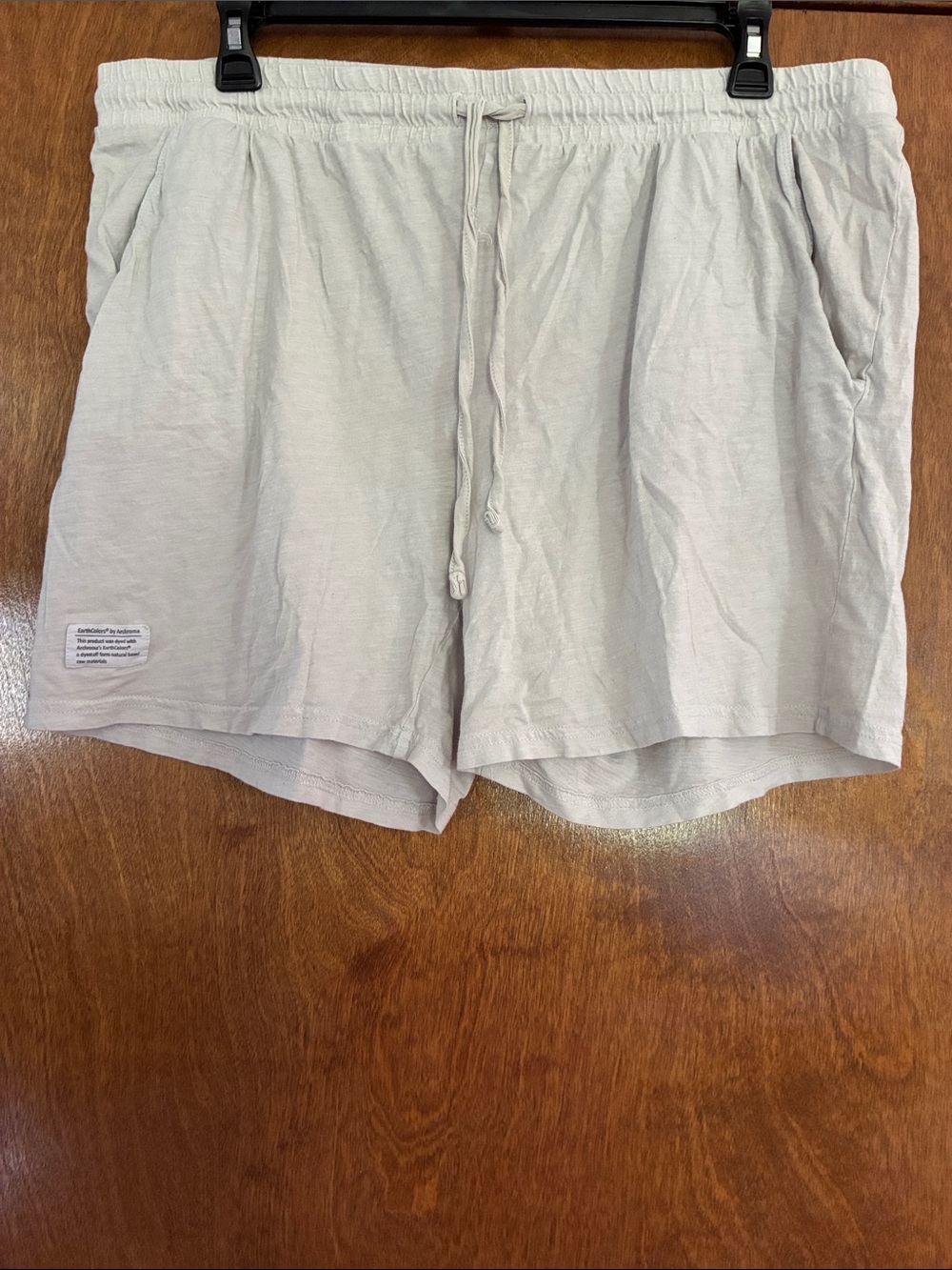 Light Gray Men's Drawstring Shorts Size XL